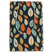 Boho Bliss Herbstlaubs Mittlere Geschenktüte (Vorderseite)