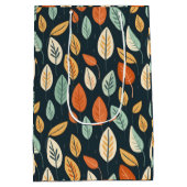 Boho Bliss Herbstlaubs Mittlere Geschenktüte (Rückseite)