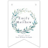 Boho Bliss Wedding Wimpelkette (Zweite Fahne)