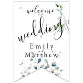 Boho Bliss Wedding Wimpelkette (Erste Fahne)