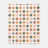 Boho Blocks Floral Fleecedecke (Vorderseite)