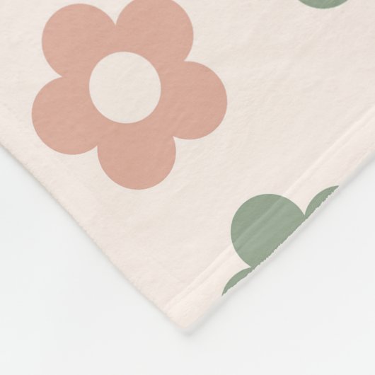 Boho Blocks Floral Fleecedecke (Ecke)