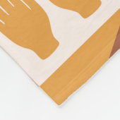 Boho Blocks Floral Fleecedecke (Ecke)