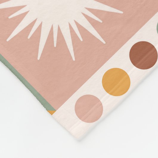 Boho Blocks Floral Fleecedecke (Ecke)