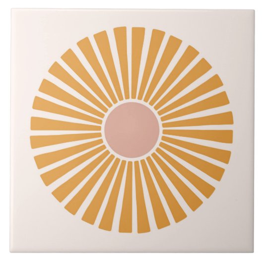 Boho Blocks Floral Fliese (Vorderseite)