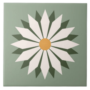 Boho Blocks Floral Fliese