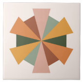 Boho Blocks Floral Fliese (Vorderseite)