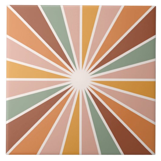 Boho Blocks Floral Fliese (Vorderseite)