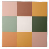 Boho Blocks Floral Fliese (Vorderseite)