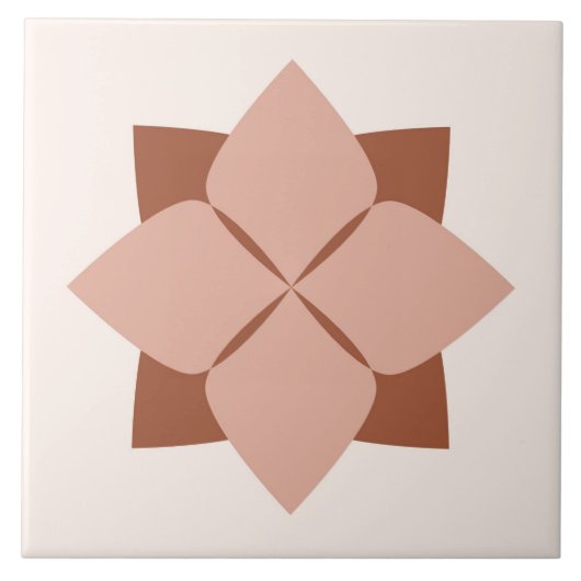 Boho Blocks Floral Fliese (Vorderseite)