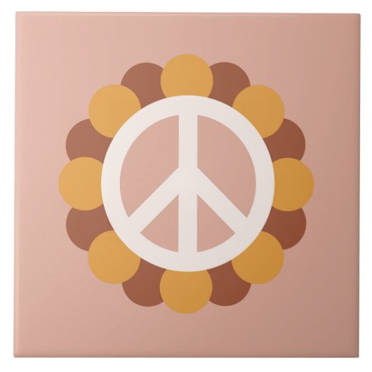 Boho Blocks Floral Fliese (Vorderseite)