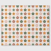 Boho Blocks Floral Geschenkpapier (Flach)