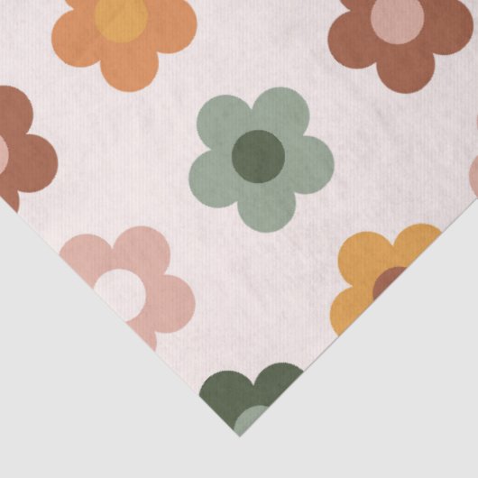 Boho Blocks Floral Seidenpapier (Ausschnitt)