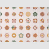 Boho Blocks Floral Seidenpapier (Vorderseite)