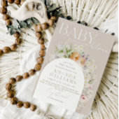 Boho Bloom Garden Wildblume Frühjahrsdusche Einladung