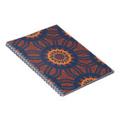 Boho Bloom Mandala Pattern Notizblock (Rechte Seite)