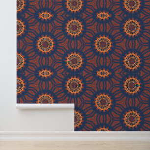 Boho Bloom Mandala Pattern Tapete