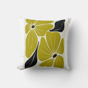 Boho Bloom Throw Pillow Kissen