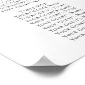 Boho Bloom | Übersicht über die achter Schiffe in  Poster (Ecke)