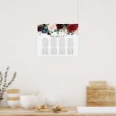 Boho Bloom | Übersicht über die achter Schiffe in  Poster (Küche)