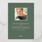 Boho Blooms | Ankündigung von Foto-Abschluss (Rückseite)