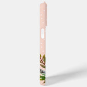 Boho Blooms Blush Dot Monogram Case-Mate iPhone Hülle (Rückseite / Rechts)