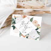 Boho Blooms Geometric Floral Dankeskarte