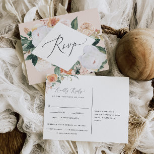 Boho Blooms UAWG Postkarte mit Wahlmöglichkeiten