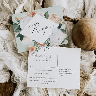 Boho Blooms UAWG Postkarte mit Wahlmöglichkeiten