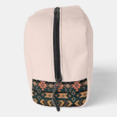 Boho Blooms und Pfeile Mit Monogramm Waschbeutel (Rechts)