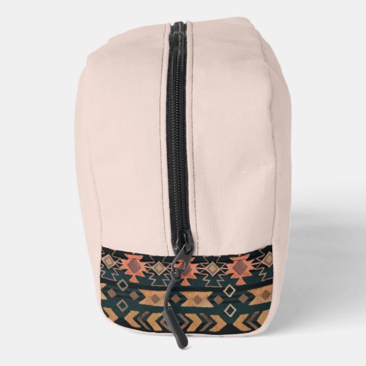 Boho Blooms und Pfeile Mit Monogramm Waschbeutel (Rechts)