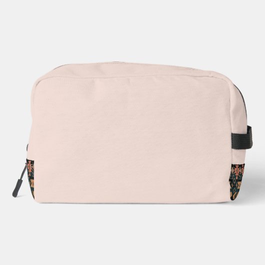 Boho Blooms und Pfeile Mit Monogramm Waschbeutel (Rückseite)