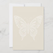 Boho Blooms und Vintage Blüten Renten-Party Einladung (Rückseite)