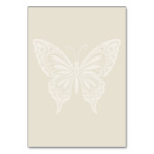 Boho Blooms und Vintage Vows Hochzeit Tischnummer (Rückseite)