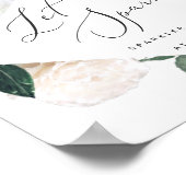 Boho Blooms Wedding Sparkler Sendoff Sign Poster (Ecke)