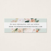 Boho Blooms Wedding Website Beipackkarten einfügen (Vorderseite)