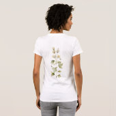 Boho Blossom: Einzigartiger T - Shirt der Blumen (Schwarz voll)