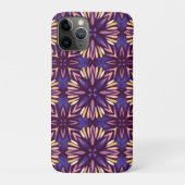 Boho Blossom: Lila künstlerisches Muster Case-Mate iPhone Hülle (Rückseite)