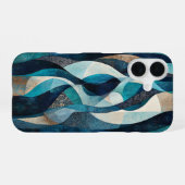 Boho Blu iPhone 16 Hülle (Rückseite (Horizontal))