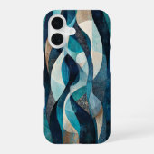 Boho Blu iPhone 16 Hülle (Rückseite)