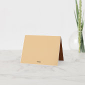 Boho Blue Bear Baby Shower Ratschläge für Mommy Ta Karte (Rückseite)