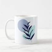 Boho Blue Blume Kaffeetasse (Links)