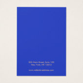 Boho Blue Butterfly Necklace Bracelet Display Card (Rückseite)