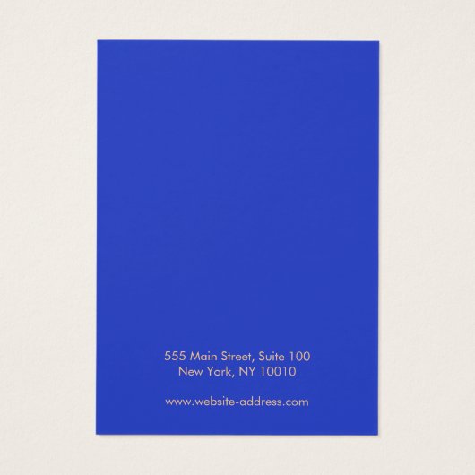 Boho Blue Butterfly Necklace Bracelet Display Card (Rückseite)