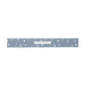 Boho Blue Floral Bly Band (Flach)