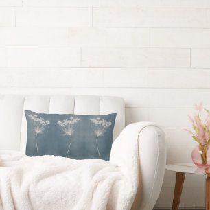 Boho Blue Lumbar Pillow Lendenkissen