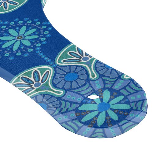 Boho Blue MedallionsPaddle Cutting Board Schneidebrett (Ecke)