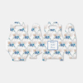 Boho Blue Pampas Grass Geschenkschachtel (Ungefaltet)