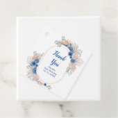 Boho Blue Pampasgras Geburtstag Geschenkanhänger (Beispiel)