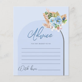 Boho Blue Pampass Grass Dessert Baby Showspiele